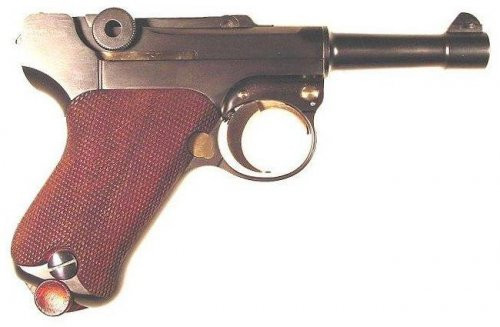 Реплика пистолета Baby Parabellum 1920 года под патрон 7,65mm Browning, выполненная мастером-оружейником Майком Краузом.